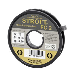 Stroft FC2 Fluorocarbon 0.09mm 25m