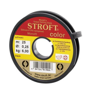 STROFT color schwarz 25m  0,22mm