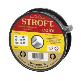 STROFT color schwarz 200m  0,28mm
