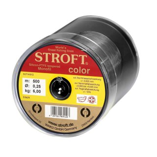 STROFT color schwarz 500m  0,13mm