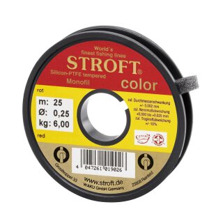 STROFT color rot 25m  0,14mm