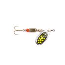 Mepps Spinner Black Fury silber/fluo chartreuse Punkte...