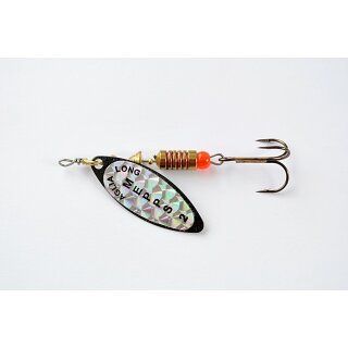 Mepps Spinner Aglia Long Rainbow schwarz Gr. 5, 29g