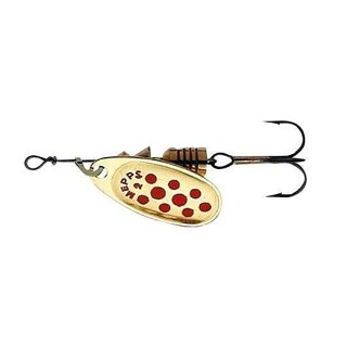 Mepps Spinner Comet Decoree gold/rote Punkte Gr. 4, 8g