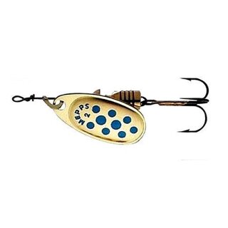 Mepps Spinner Comet Decoree gold/blaue Punkte Gr. 4, 8g