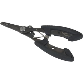 Saenger Iron Claw Plier Straight SP 14.5cm gerade Zange mit Schere und Sprengring-Nase