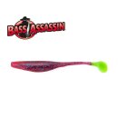 Bass Assassin 5" Sea Shad Plum Chartreuse Tail