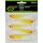 Lion Sports Onxy Natural Soft Lure 7.5cm Yellow Top Shad Gummifisch 5 Stück im Blister