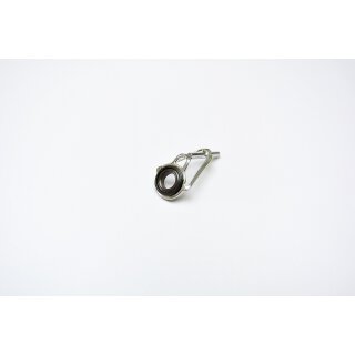 SIC Spitzen-End-Ring Tube innen Ø 1.4mm / Ring innen Ø 4.2mm Silber