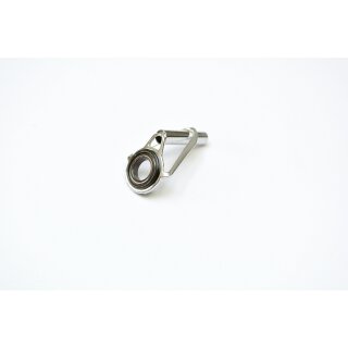 SIC Spitzen-End-Ring Tube innen Ø 3.3mm / Ring innen Ø 5.3mm Silber