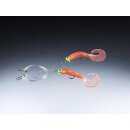 Balzer Edition Sea Pilk Twister-Rig Shrimp uv-aktiv 0.60/0.40mm 6.0g 1.80m 2mal #2/0 Pilk-Vorfach mit No Knot Verbinder und Twister