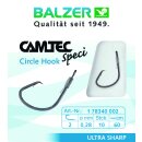 Balzer Camtec Speci Vorfach-Haken Circle 0.28mm 60cm #2...