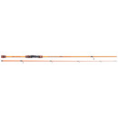 Saenger Flash Light Stick 80 Set Combo Rute+Rolle+Schnur 2.40m 20-80g ORANGE Spinn-Angel-Set mit Flash-LED