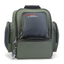 Saenger Iron Claw BP Lure Bag NX 34x23x40cm Rucksack Zubehör-Tackle-Tasche mit 3 Klarsicht-Boxen