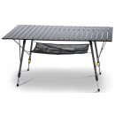Saenger Anaconda Travel Desk 122x70cm Höhenverstellbar 52-78cm ALU-Camping-Tisch mit Roll-Tischplatte und Transport-Tasche