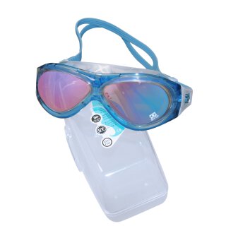 Balzer MIRROR clear blue Silikon-Schwimm-Brille