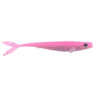 Spro Iris V-Power Flamingo UV-aktiv 16cm 13g Gummi-Fisch mit V-Schwanz/Tail