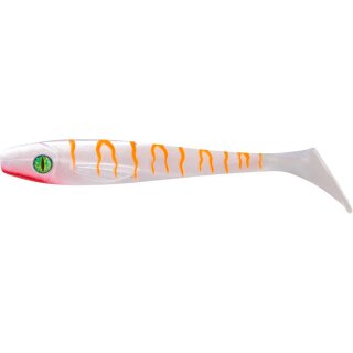 Balzer Shirasu MK Matze Koch Pike Collector Shad Albino uv-aktiv 16cm 25g Gummi-Fisch für Hechte