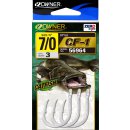 Owner Cat-Fish Halte-/Haarmontage-Haken CF-1 Silber (56964) #5/0 Wels-Waller-Einzel-Angel-Haken