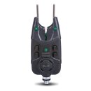 Saenger Carp Voice R-4 Funk-Bissanzeiger Set 4+1 Rot+Blau+Grün+Gelb 100m Reichweite Fallbiss-Erkennung im Koffer