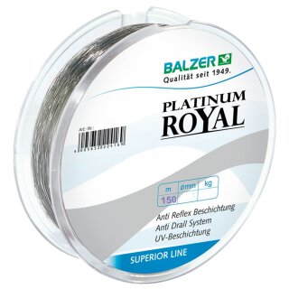 Balzer Platinum Royal Carp 0.22mm 6.10kg 150m Mono-Karpfen-Schnur AV