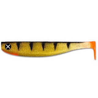 5 x Monkey Lures Fat Lui Perchzilla 18cm 45g Shad Gummi-Fisch mit Schaufelschwanz