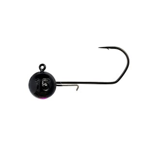 5 x Monkey Lures Hock Jig-Head Black/Pink 24gr #4/0 Jig-Kopf mit Bait-Holder