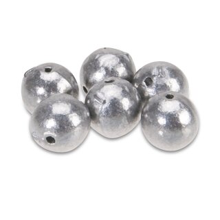 10 x 3 Stück Saenger Zink Kugel-Gewicht 20g mit Loch Bleifrei