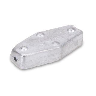 10 x 2 Stück Saenger Zink Sarg-Gewicht 50g mit Loch Bleifrei