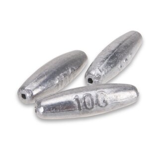 10 x 2 Stück Saenger Zink Oliven-Gewicht 40g mit Loch Bleifrei