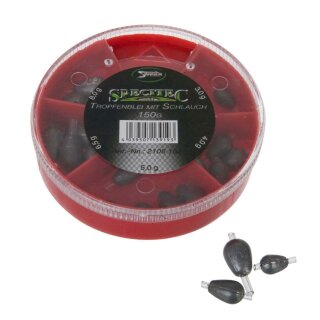 10 x Saenger Tropfen-Blei-Sortiment mit Schlauch 150g