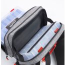 Balzer Shirasu Street Sling Bag 30x20x15cm Tackle-Umhänge-Schulter-Tasche mit 2 Klarsicht-Boxen Rutenhalter Flaschenhalter