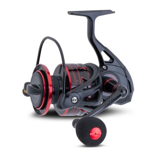 Saenger Uni Cat Superior Verjical 5500 / 9 BBS 220m/0.30mm 5.7:1 Stationär-Wels-Waller-Angel-Rolle zum Vertikal-Fischen