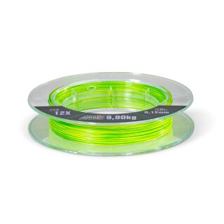 4 x Saenger Hi-Vis Tiger Braid 12x geflochtene Angel-Schnur 150m 0.23mm 19.7kg Yellow green