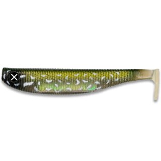 5 x Monkey Lures Fat Lui Grandma´s Mistake (Flash Series) 18cm 45g Shad Gummi-Fisch mit Schaufelschwanz