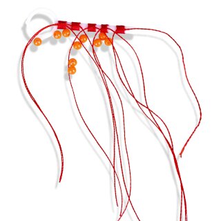 10 x 5 Stück Saenger Faden-Stopper mit Perle "S"