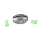 10 x 2 Stück Saenger Schnellwechsel Oliven-Blei 40g...