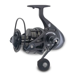 Uni Cat Dreamfish Giant² / 5+1 BBS 230m/0.60mm 4.6:1 Stationär-Wels-Waller-Spinn-Angel-Rolle