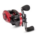 Iron Claw High-V red Cast LH Baitcast-Rolle 7+1 BBS 7.3:1 210m/0.20mm Links-Hand Multi-Angel-Rolle