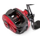 Iron Claw High-V red Cast LH Baitcast-Rolle 7+1 BBS 7.3:1 210m/0.20mm Links-Hand Multi-Angel-Rolle