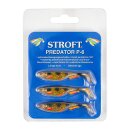 STROFT Predator P-6 Gold Flakes Fire Fin 6cm 2g...