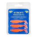 STROFT Predator P-6 UV Orange Fire Fin 6cm 2g...